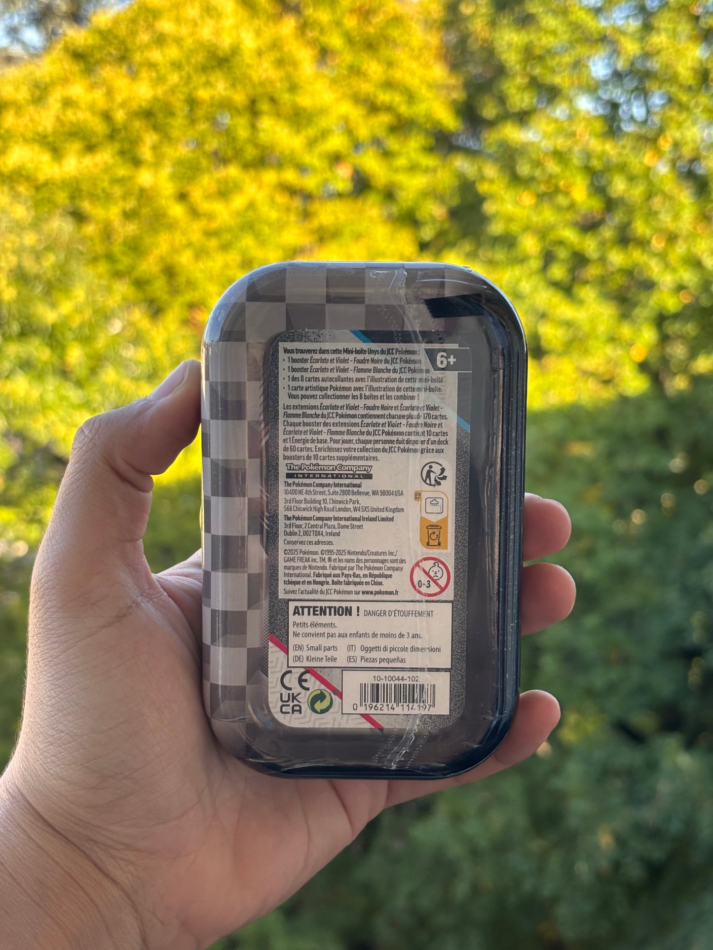 Mini Tin Pokémon – Foudre Noir / Flamme Blanche - Ecarlate et violet (EV 10.5) (FR)