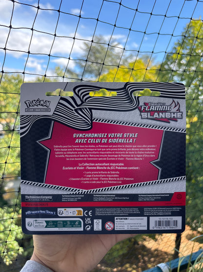 Pokémon – Collection Autocollant Réajustable Sidérella. Écarlate & Violet : Flamme blanche (EV 10.5)(FR)