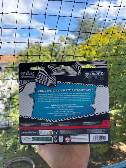 Pokémon – Collection Autocollant Réajustable Symbios. Écarlate & Violet : Foudre Noire (EV 10.5) (FR)