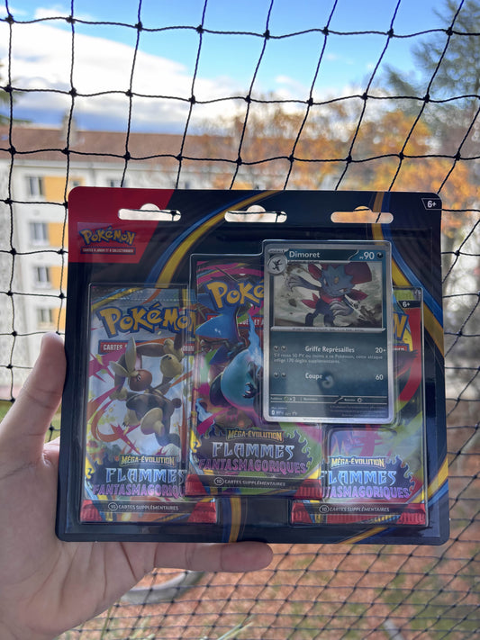 POKEMON - Tripack Flamme Fantasmagorique me02