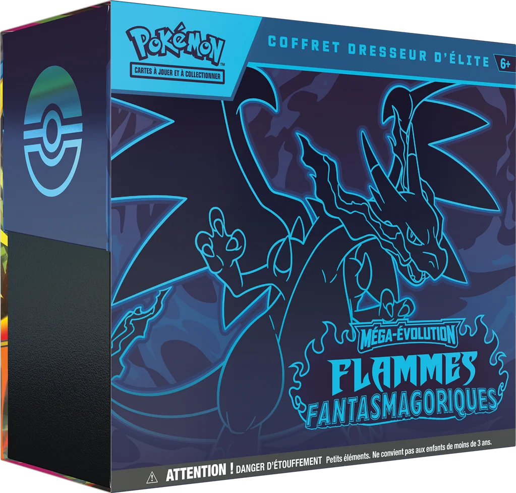 Pokémon – Coffret Dresseur d’Élite : Flammes Fantasmagorique. (ME 02) (FR)